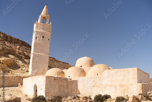 the mosque of the seven sleepers - Chenini- Tataouine Governorat - Tunisia  photo