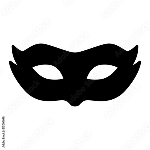 Carnival mask icon vector design template.