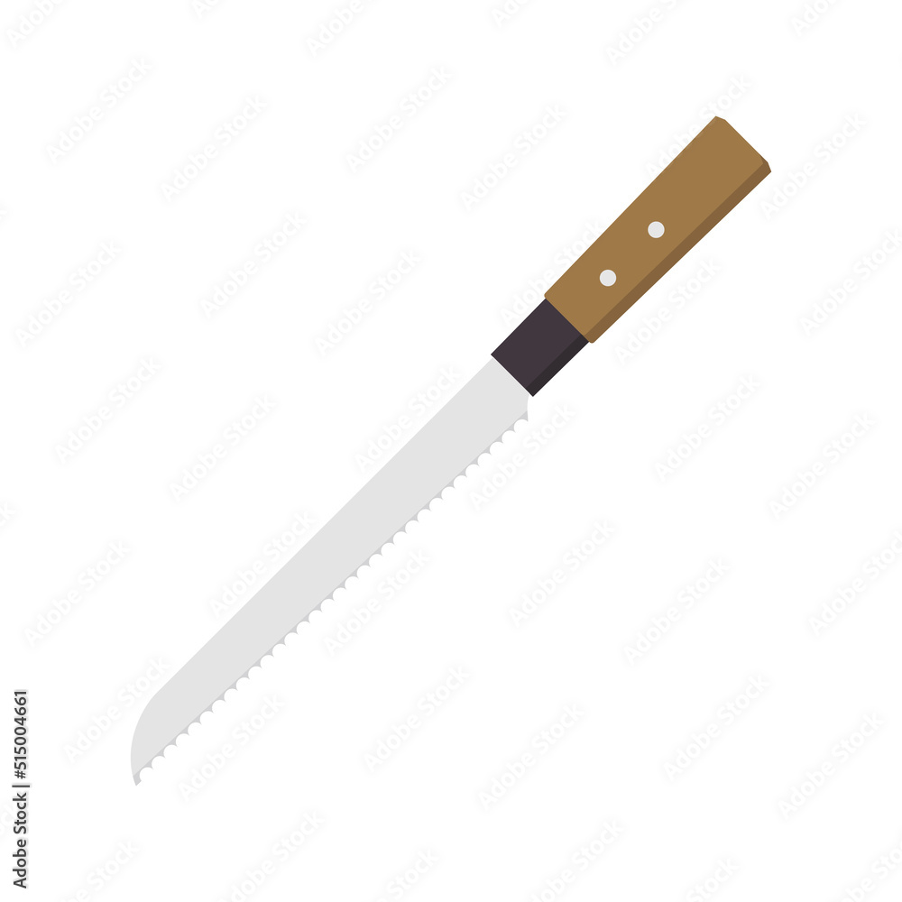 Kitchen knife. Paring. Flat design. Abstract concept. Vector illustration. Chef's kitchen knife white icon. Kitchen knife. Paring. Flat design. Abstract concept. Vector illustration. Chef's kitchen knife white icon.