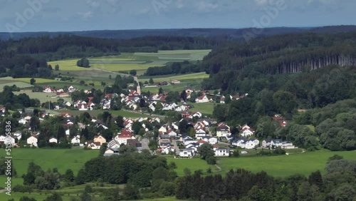 Drohnenvideo: Schmuttertal bei Diedorf in Schwaben