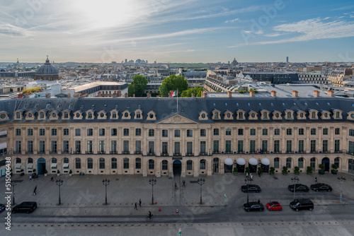 Paris, en haut de la colonne Vendôme photo