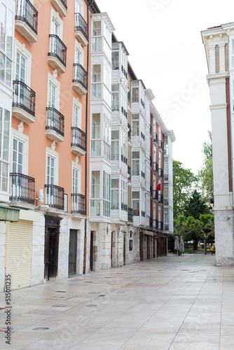 Streets of the city of Burgos  Castilla Leon  Spain