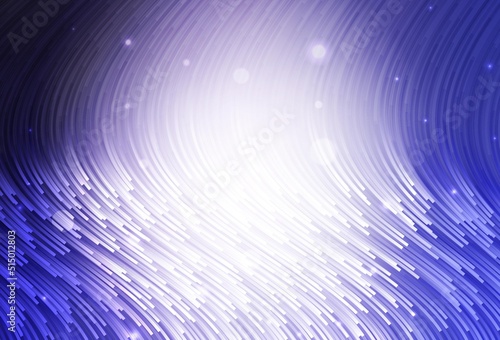 Light Purple vector background with bent lines.