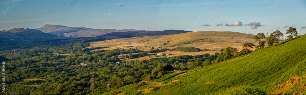 Upper Swansea Valley panorama