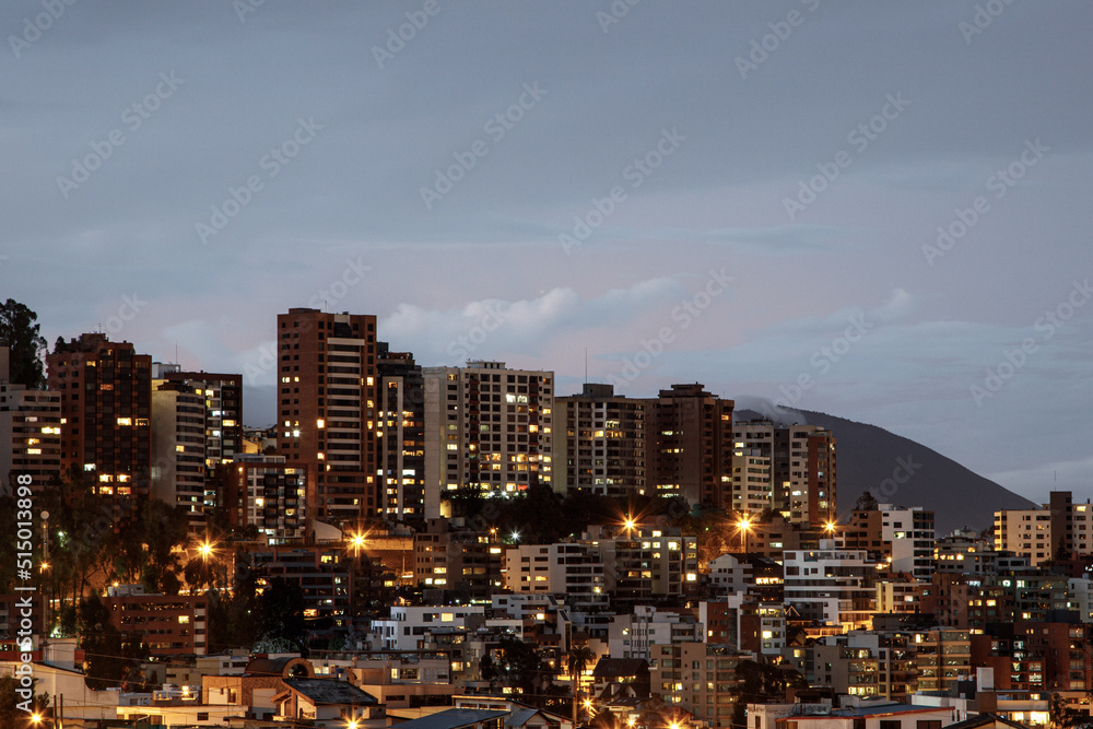 Vista del norte de Quito
