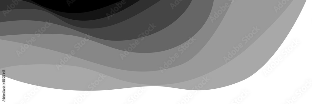 Fototapeta premium monochrome color wave pattern vector illustration good for background, wallpaper, backdrop, graphic resource, design template and web banner