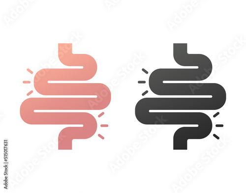 Abstract intestinal for medical design. Intestinal, great design for any purposes. Vector illustration. stock image. photo