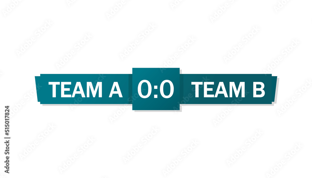 Time a time b for game. Vector illustration. stock image. Time a time b for game. Vector illustration. stock image.