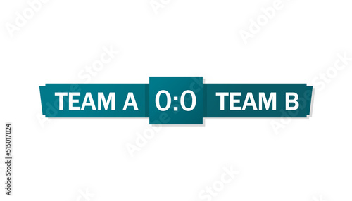 Time a time b for game. Vector illustration. stock image.
