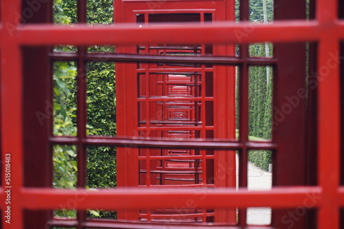 red telephone boxes © Henry