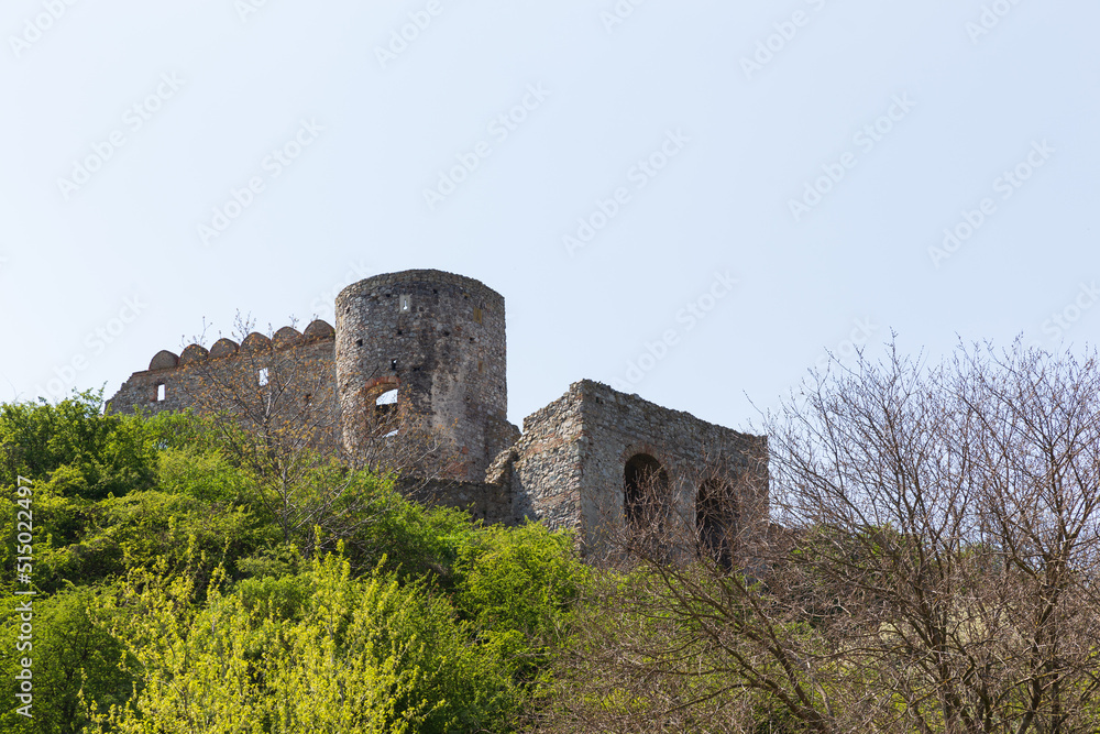 Devin Castle Fortified Walls Rocks Danubia Devin Castle Fortified Walls Rocks Danubia