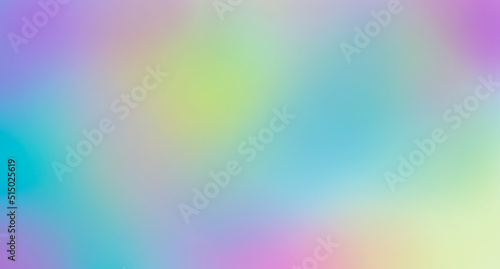 Horizontal gradient purple blue yellow pink. Wallpaper. Background for illustration, text. Colorful