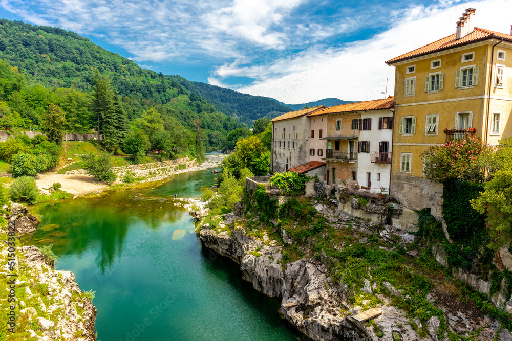 Unterwegs im schönen Soca-Tal bei Kanal ob Soči - Slowenien
