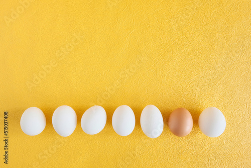 eggs on a wooden table