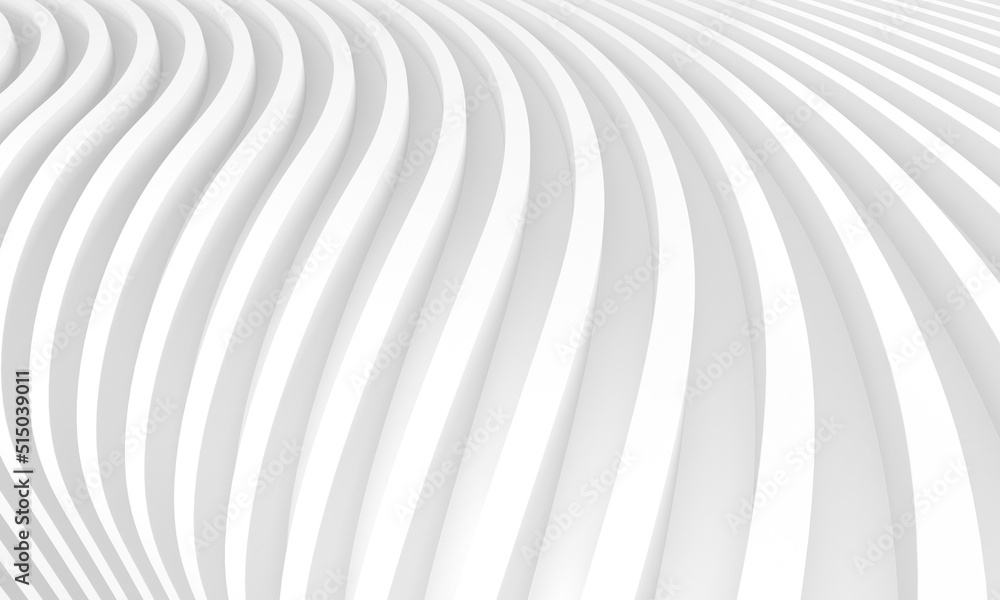 Obraz premium White stripe waves pattern futuristic background