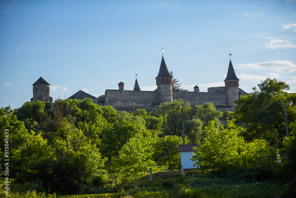 castle in the evening castle in the evening