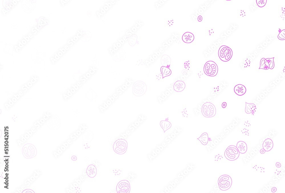 Light Pink vector background with tasty food. Light Pink vector background with tasty food.