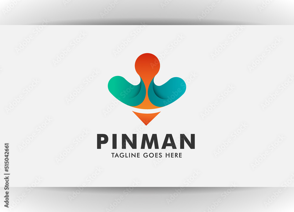 combination of abstract bird and human logo design vector combination of abstract bird and human logo design vector