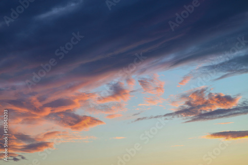 Fototapeta Naklejka Na Ścianę i Meble -  beautiful dramatic sunset sky background