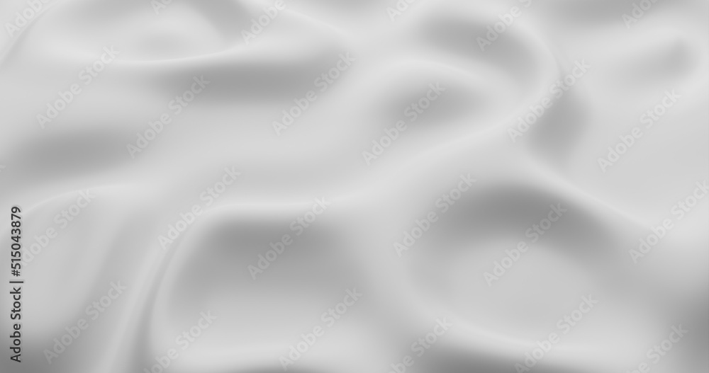 Naklejka premium White cloth texture background. 3d rendering.