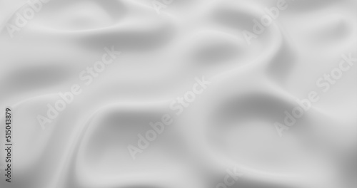 White cloth texture background. 3d rendering.