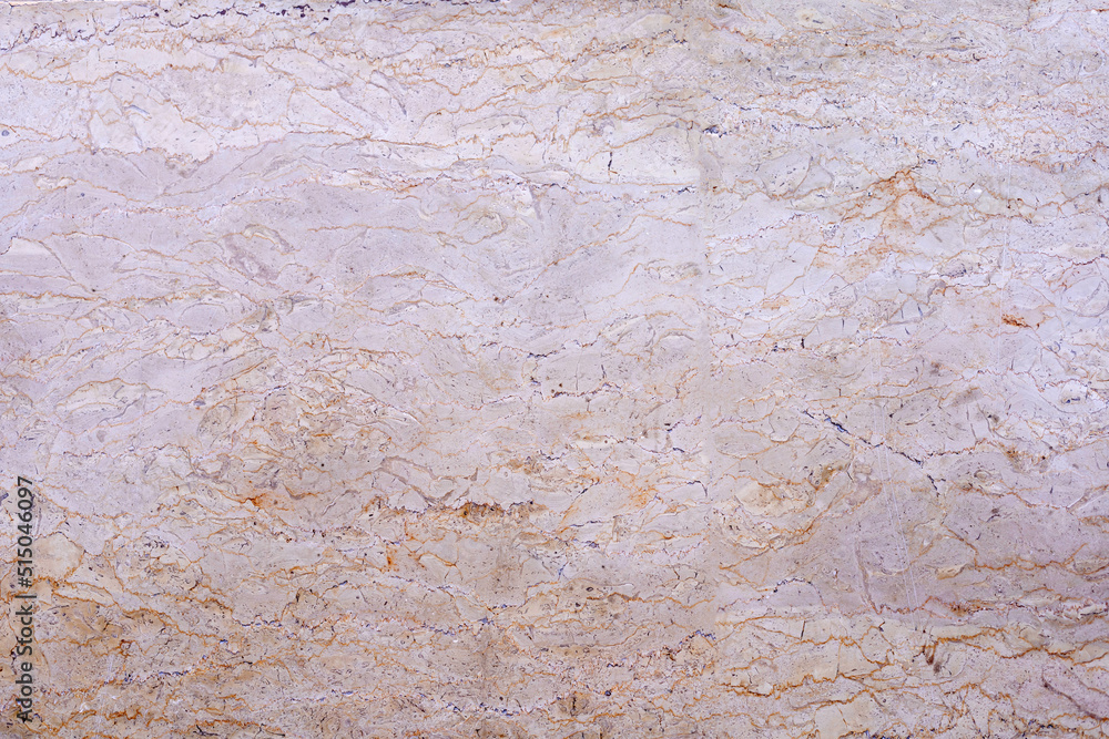 Fototapeta premium Textured wall lined with shell rock tiles.