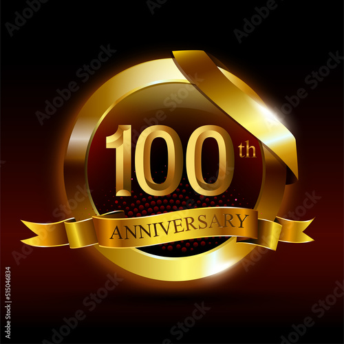 100 years golden anniversary logo