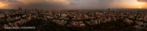 Vista Panorámica de la Ciudad de México. CDMX, México