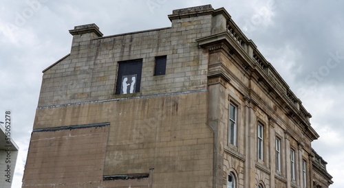 Visualization of the former inhabitants of the house intended for demolition