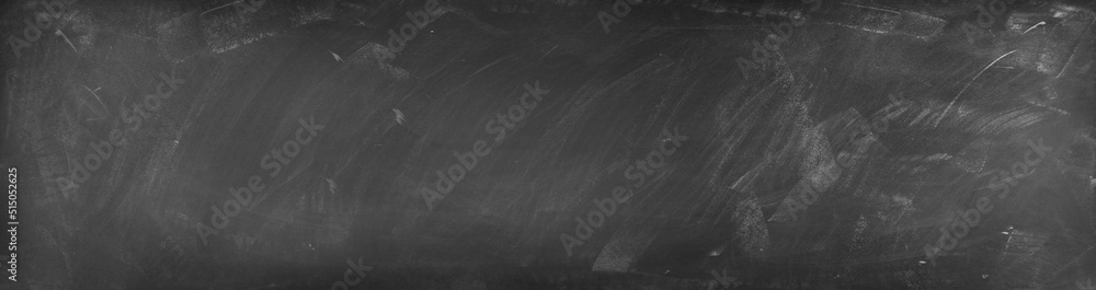 Chalk rubbed out on blackboard background - obrazy, fototapety, plakaty 