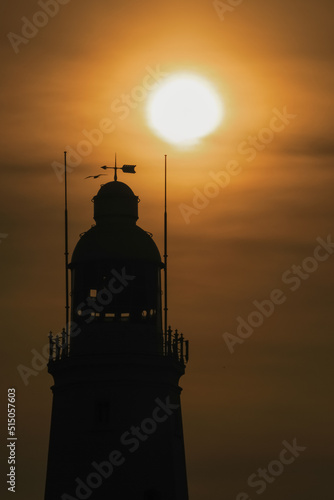 lighthouse at sunset in coastal resort of Withernsea,East Yorkshire,uk,europe by Dazell photography