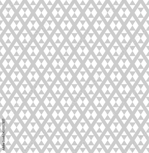 Abstract seamless geometric diamonds and triangles pattern.
