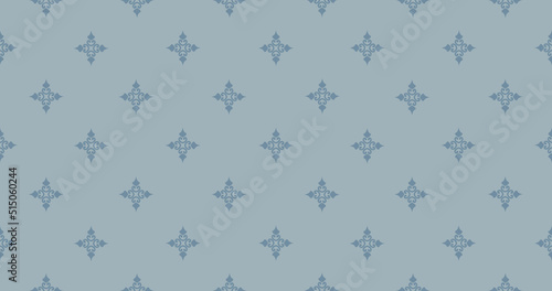Abstract seamless pattern. Arabic line ornament with geometric shapes. Linear...