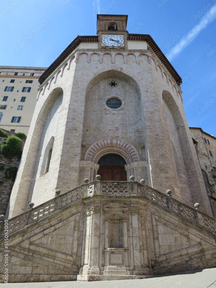 Chiesa di Sant’Ercolano, perugia, umbria, italia
