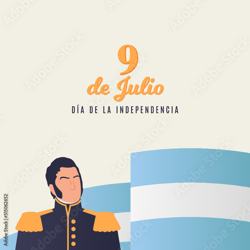 9 de Julio, día de independencia argentina, José de San Martín