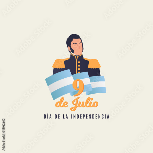 9 de Julio, día de independencia argentina, José de San Martín