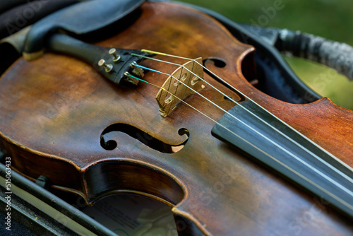 Geige - ein Musikinstrument aus Holz