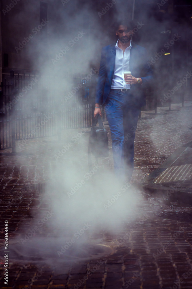 Morning Fog in New York City