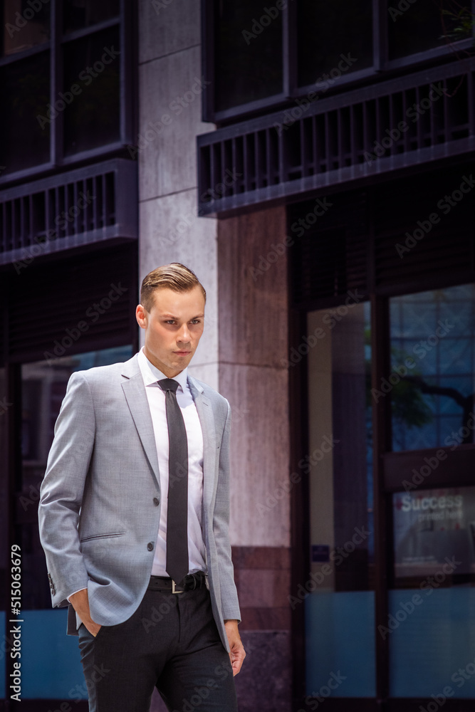Young Businessman in New York City.