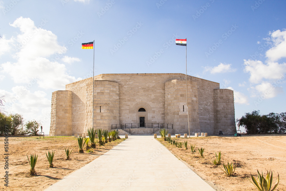 EL ALAMEIN JANUARY 27 German memorial of fallen soldiers in World