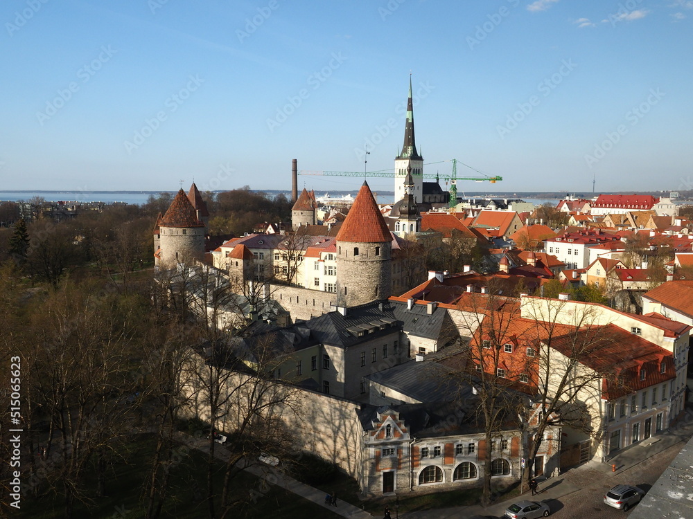 View of Tallinn from Patkuli Lookout Point (Patkuli vaateplats), Tallinn Estonia