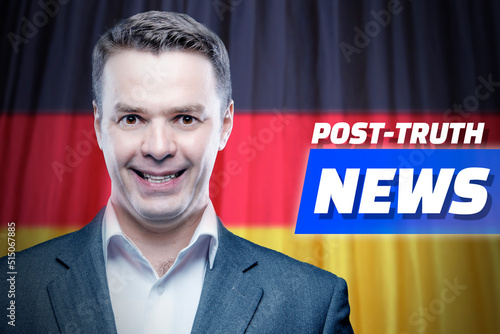 Φωτογραφία German TV propagandist and charlatan: political polarization, post-truth politics