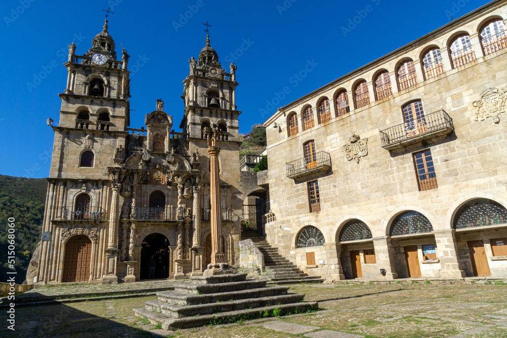Santuario de Nuestra Señora de las Ermitas (siglo XVIII). O Bolo, Ourense, España.