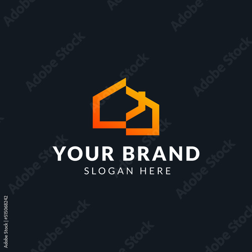 Real Estate Logo Set Creative House part 5
