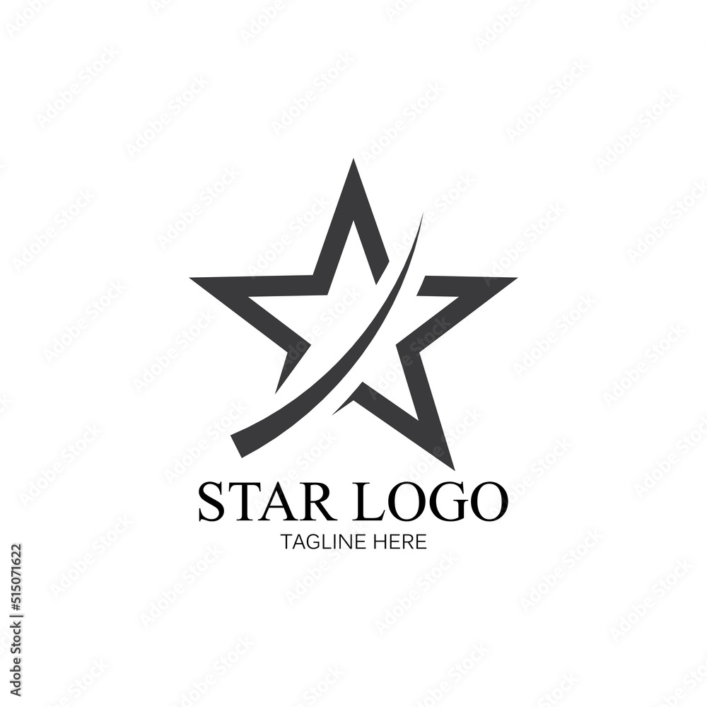 Star icon Template vector illustration design Star icon Template vector illustration design