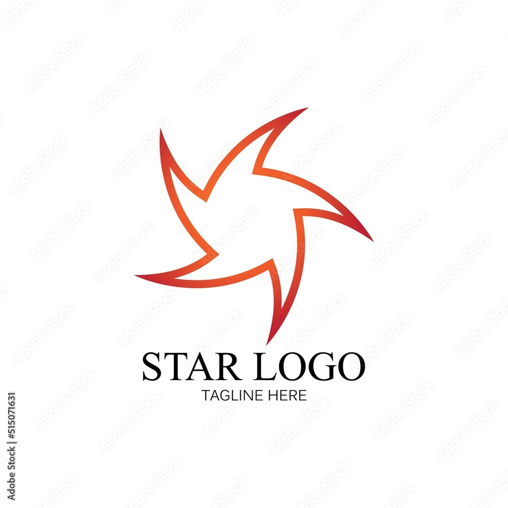 Star icon Template vector illustration design Star icon Template vector illustration design
