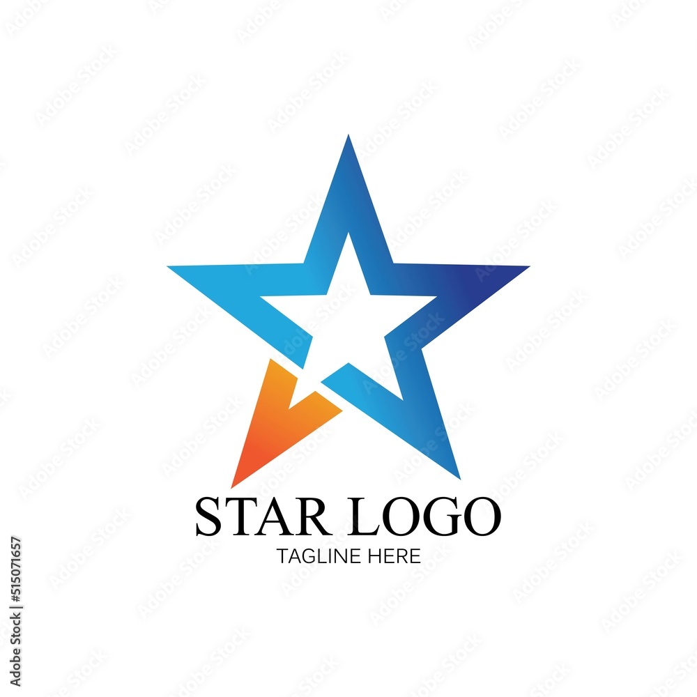 Star icon Template vector illustration design Star icon Template vector illustration design