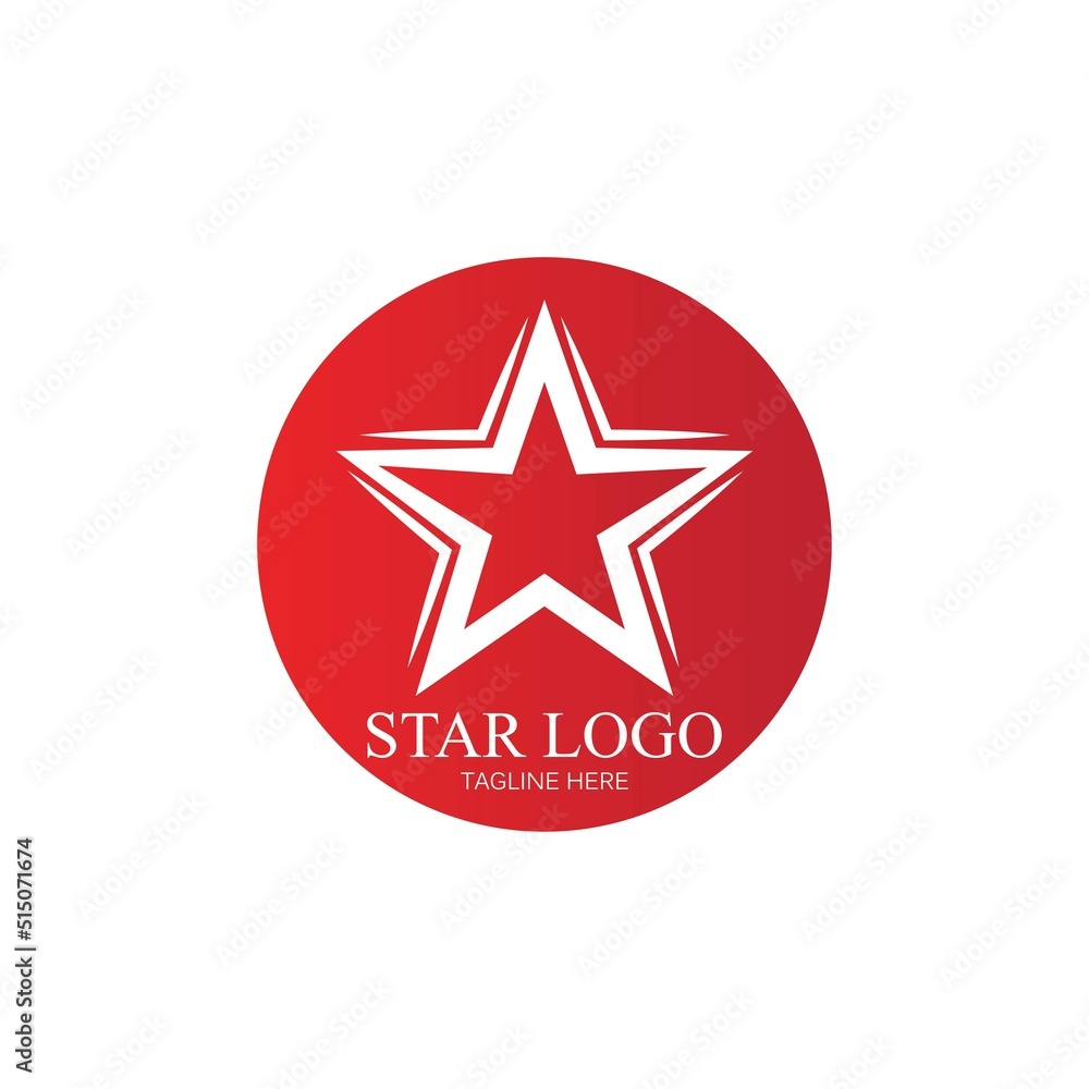 Star icon Template vector illustration design Star icon Template vector illustration design