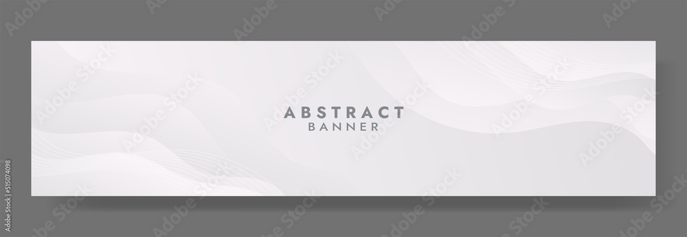 Abstract White Fluid Banner Template. Modern background design. gradient color. Dynamic Waves. Liquid shapes composition. Fit for banners Abstract White Fluid Banner Template. Modern background design. gradient color. Dynamic Waves. Liquid shapes composition. Fit for banners