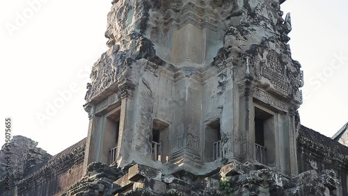 a temple in cambodia stock video